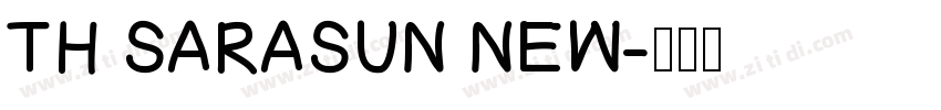 TH SARASUN NEW字体转换